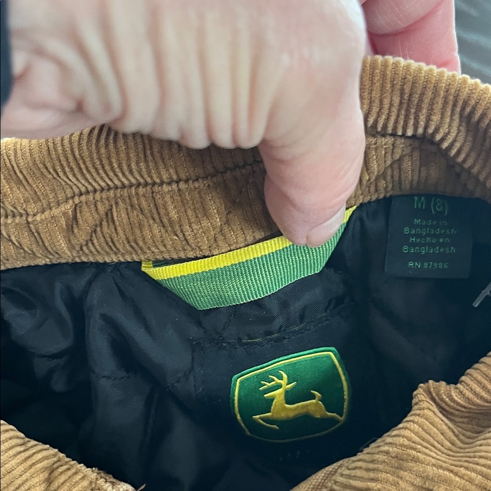 John Deere Tan Kids Jacket - Picture 2 of 12